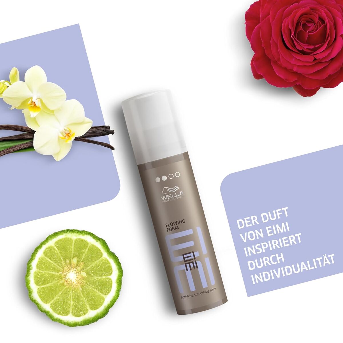 Flexible Fixing Cream Wella EIMI SMOOTH 100 ml hudplejeemballage