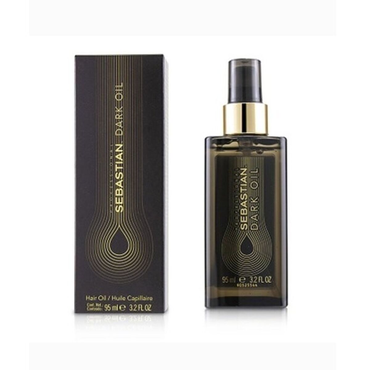 Hårolie Sebastian Dark Oil 95 ml Softing for Women produktemballage