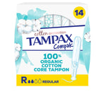 Tampax ALGODÓN (14 enheder) produktemballage