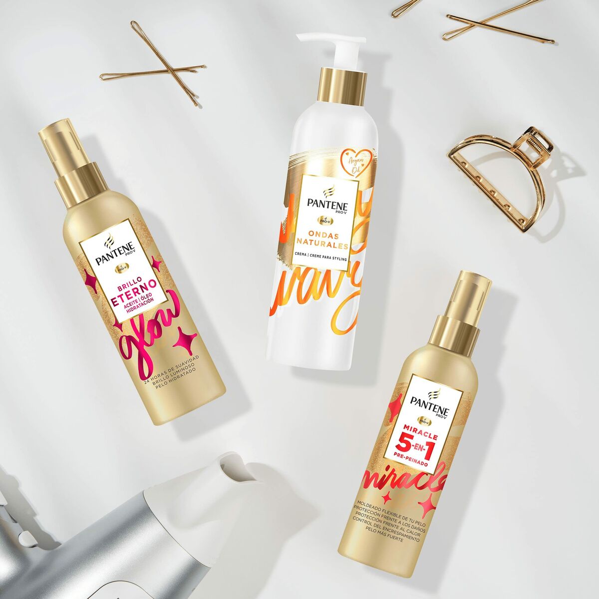 Styling Cream Pantene Ondas Naturales 235 ml til kvinder hudpleje emballage