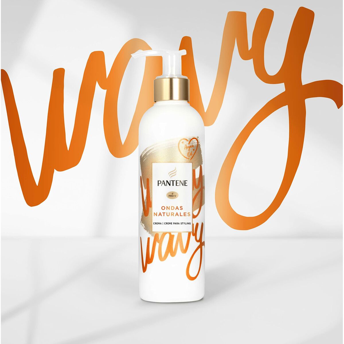 Styling Cream Pantene Ondas Naturales 235 ml til kvinder hudpleje emballage