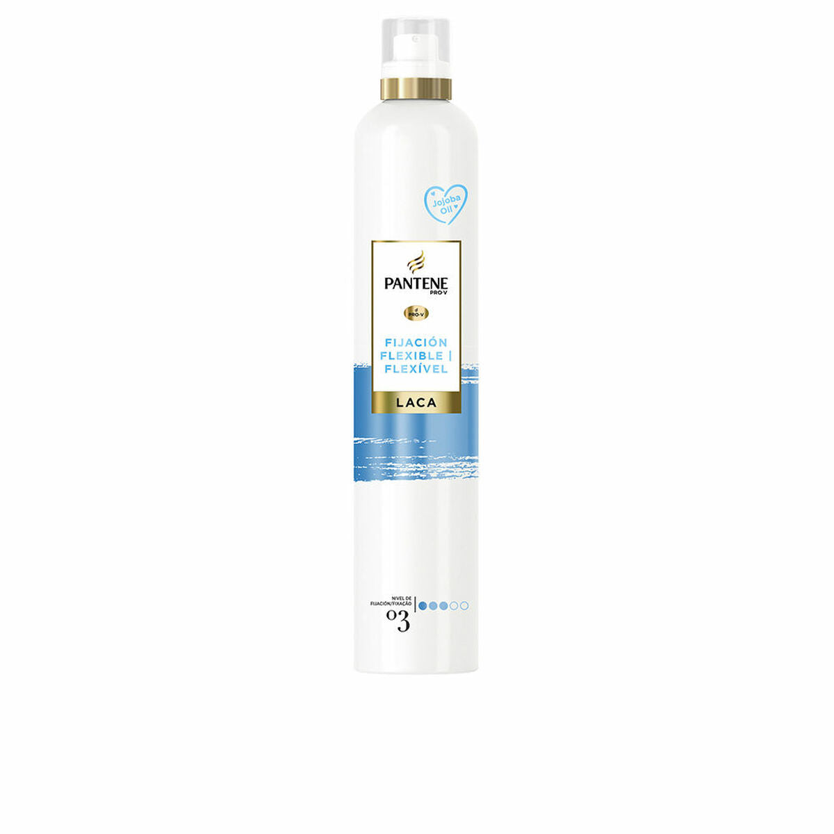 Hårspray Pantene Fleksibel 370 ml produktemballage