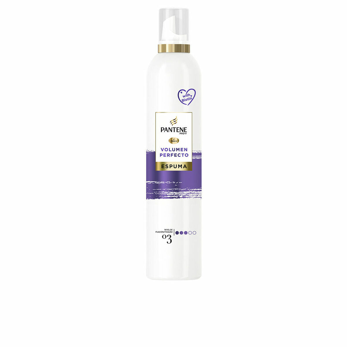 Hold Mousse Pantene Perfect Volume 300 ml produktemballage