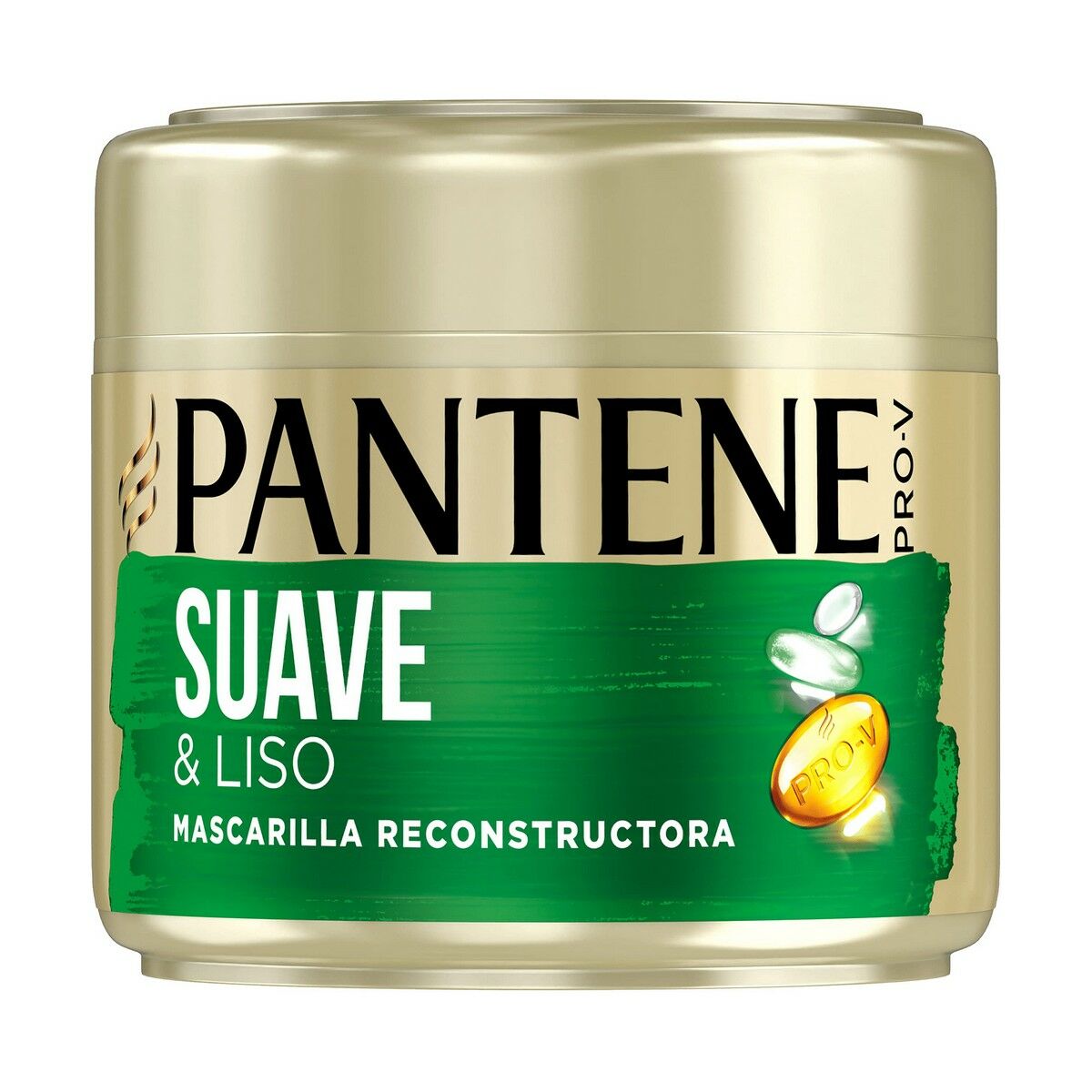 Restorative Hair Mask Pantene Suave Y Liso 300 ml hårmaske emballage