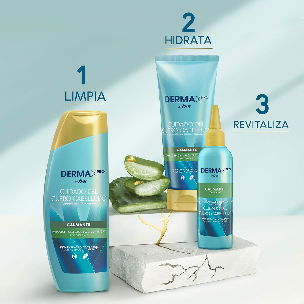 Shampoo Head & Shoulders S Derma X Pro 220 ml shampooflaske