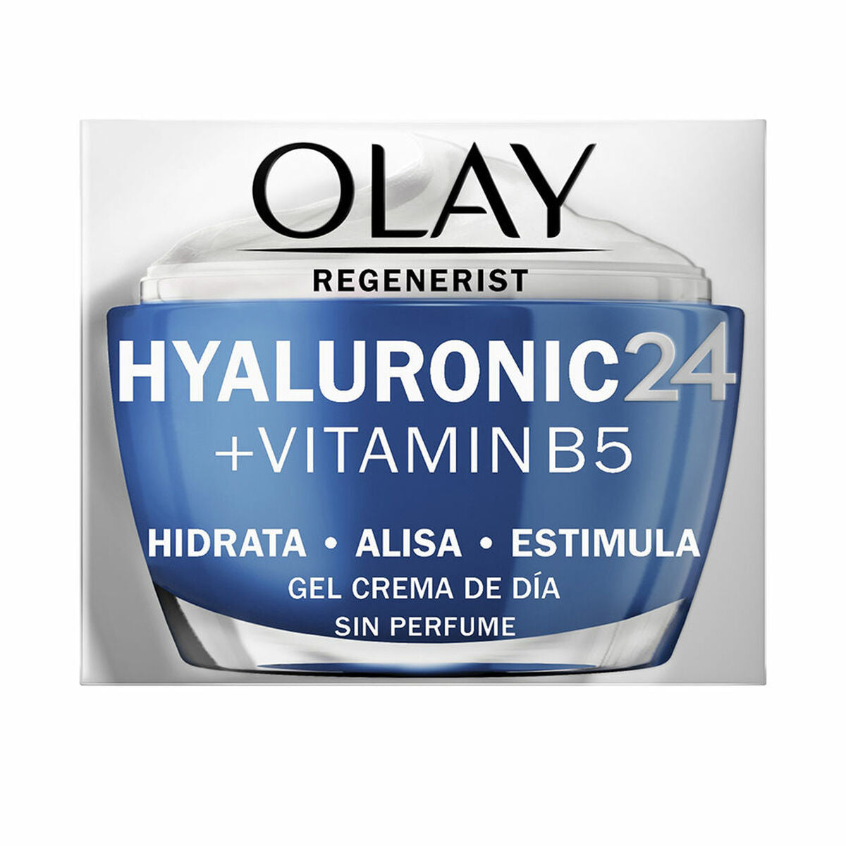 Moisturizing Day Cream Olay Hyaluronic 24 50 ml Vitamin B5 til kvinder hudplejeemballage