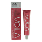 Intercosmo, Voila 3C Intense, Permanent Hair Dye, 6.34 Dark Golden Copper Blonde, 60 ml