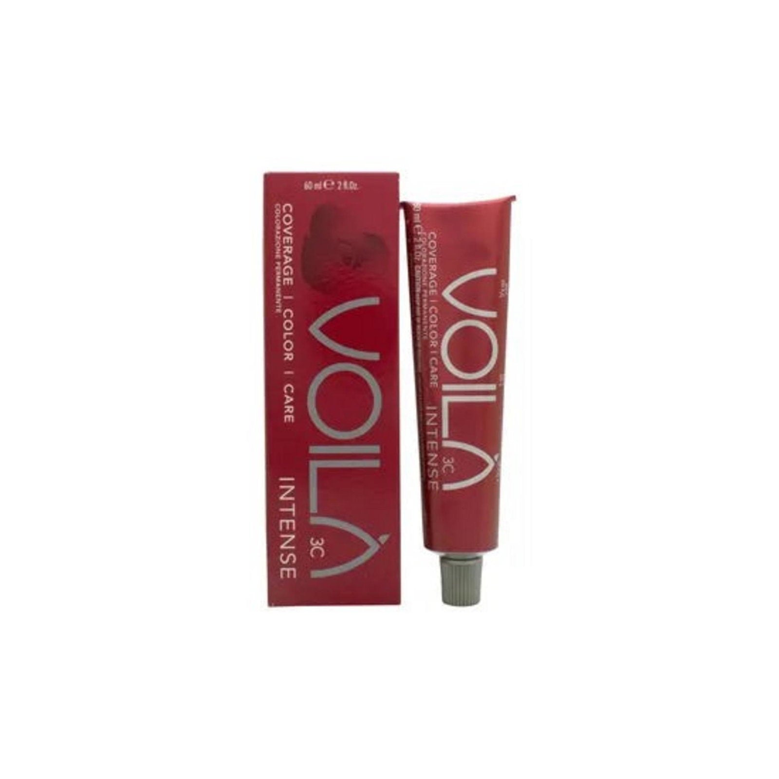 Intercosmo, Voila 3C Intense, Permanent Hair Dye, 8.34 Light Golden Copper Blonde, 60 ml