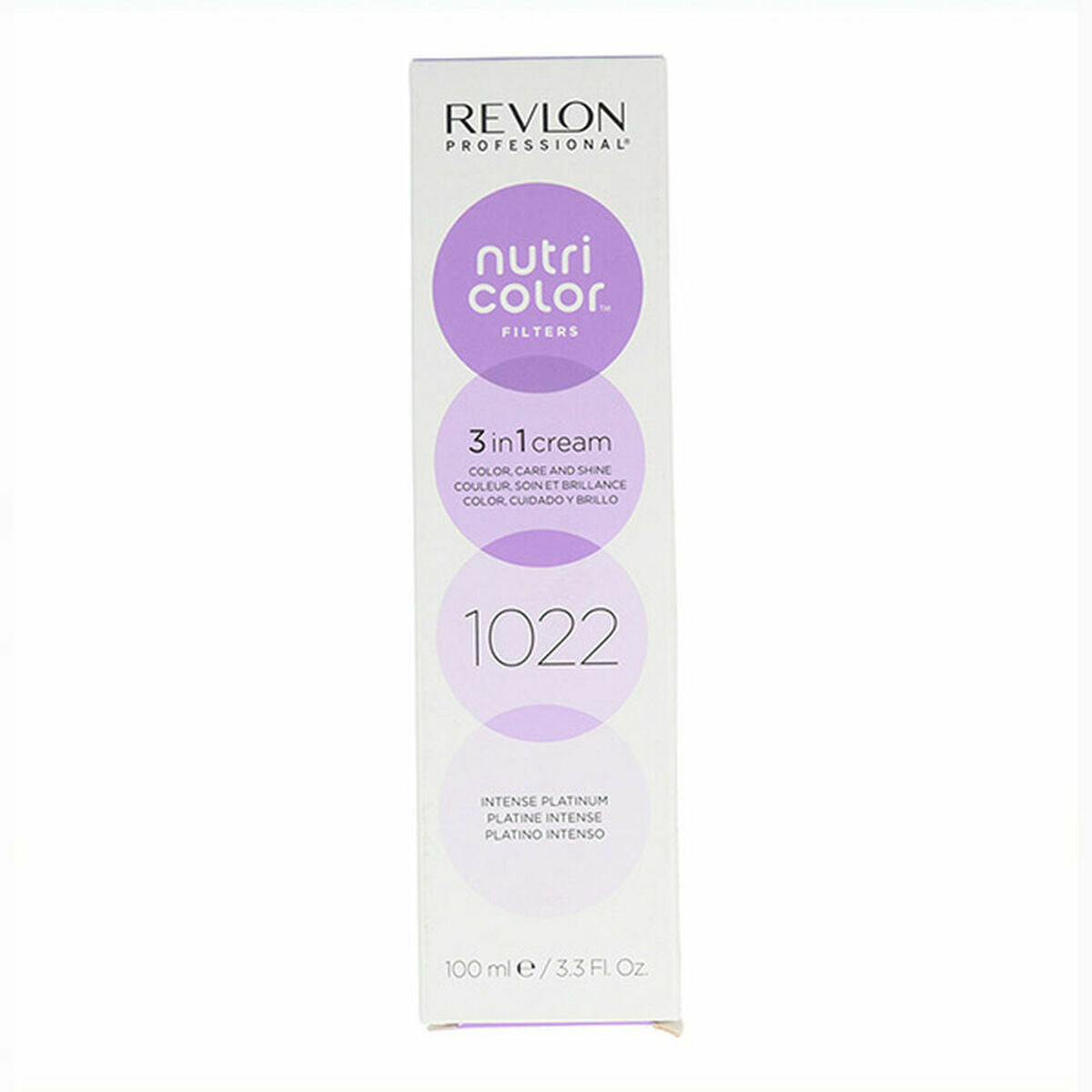 Semi-permanent farvestof Revlon Platinum Nº 1022 Intense Platinum 100 ml produktemballage