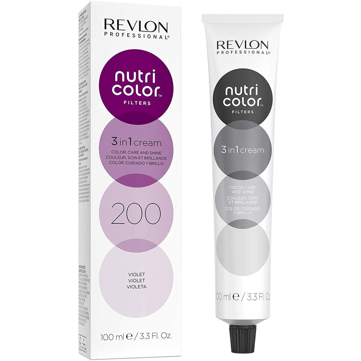 Permanent Color Creme Revlon Violet Nº 200 100 ml hudplejeemballage