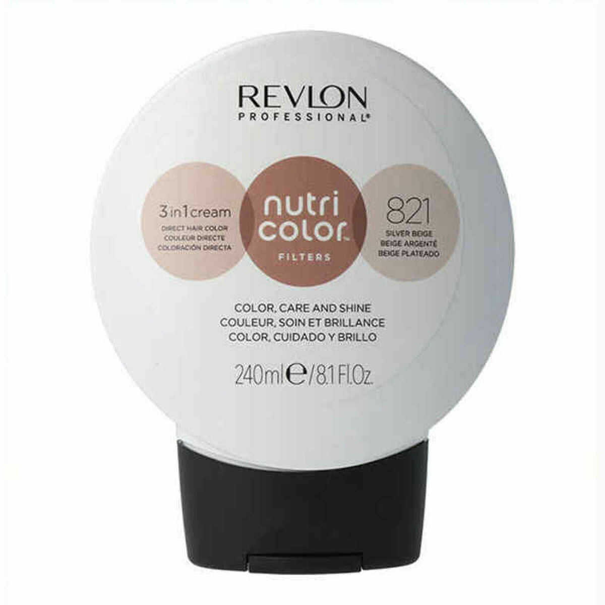 Permanent Dye Revlon Beige Nº 821 240 ml til Dame-produktemballage