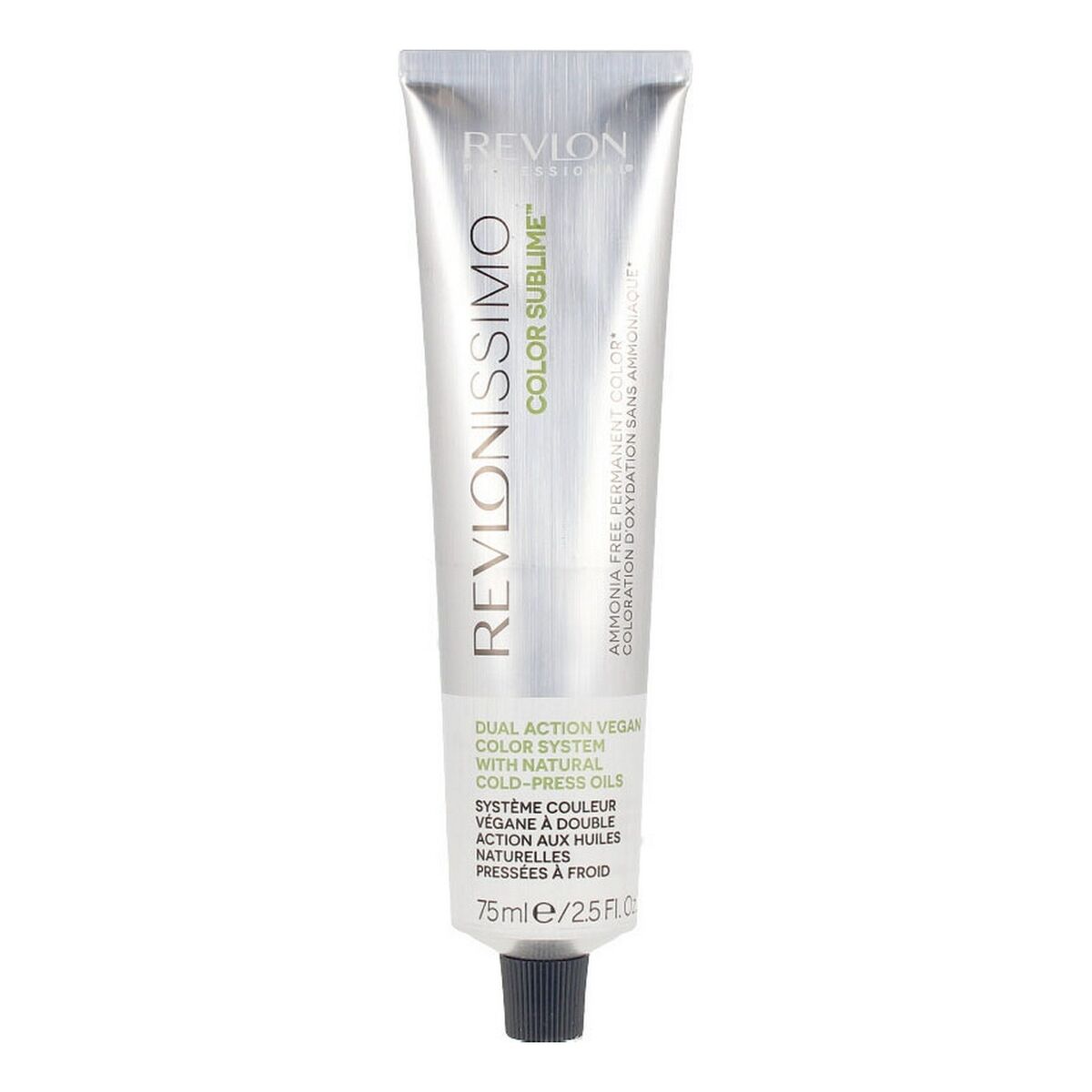 Farve uden ammoniak Revlon Revlonissimo Farve Sublime Nº 3,0 Mørkebrun Nº 3-Castano Oscuro 75 ml til Damer produktemballage