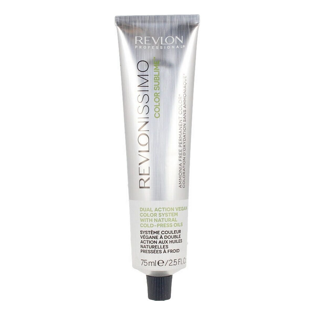 Farve uden ammoniak Revlon Revlonissimo Farve Sublime Medium Chestnut Nº4 Nº 4-Castano Medio 75 ml til Damer produktemballage
