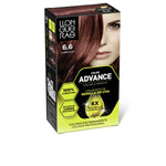 Permanent farve Llongueras COLOR ADVANCE Nº 6,6-Caoba Rojo Intenso produktemballage