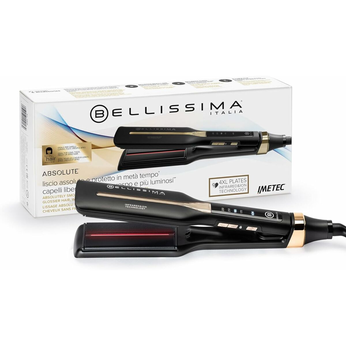 Curling Tongs Bellissima ABSOLUTE INFRARROJOS 50 W produktemballage