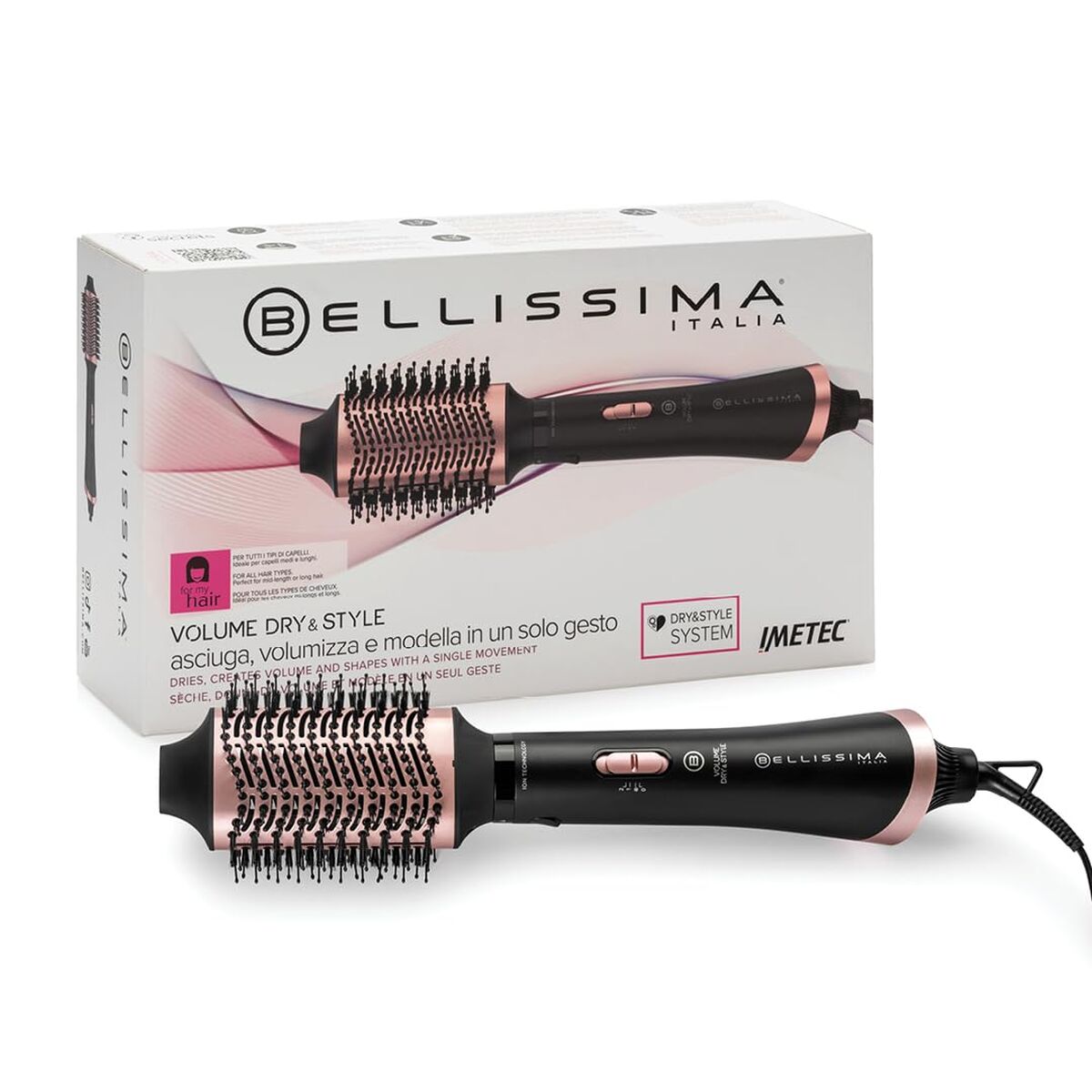 Styling Brush Bellissima VOLUME DRY&STYLE produktemballage
