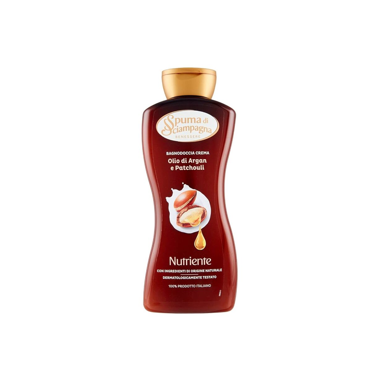 Shower Gel Spuma Di Sciampagna Argan Oil And Patchouli 650 ml Ernæringsmæssig hudplejeemballage