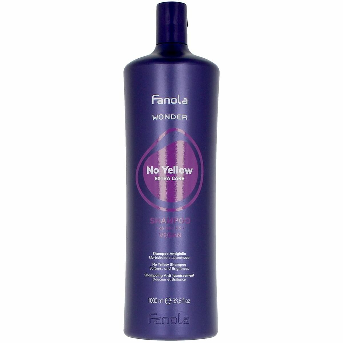 Shampoo Fanola No Yellow Extra 1 L shampooflaske