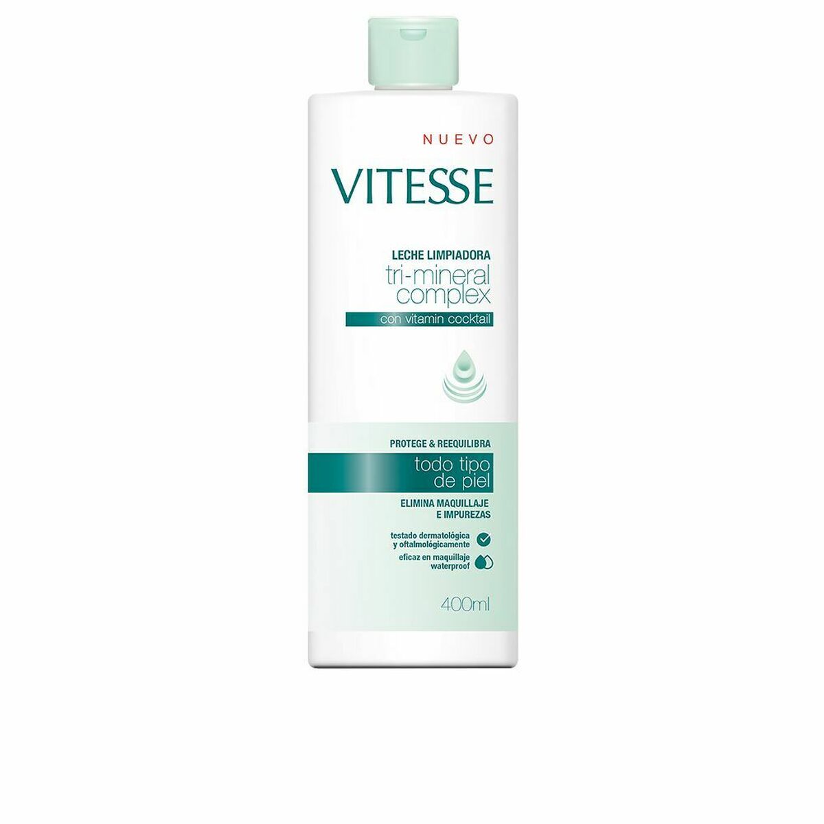 Cleansing Lotion Vitesse Mineral Complex 400 ml til kvinder hudpleje emballage