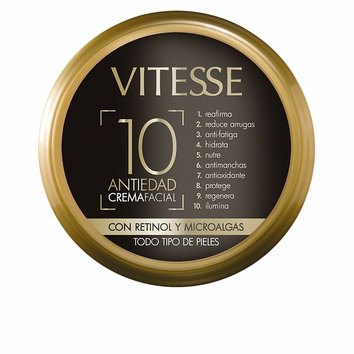 Anti-ageing creme Vitesse Antiedad 150 ml 10-i-1 til kvinder hudplejeemballage