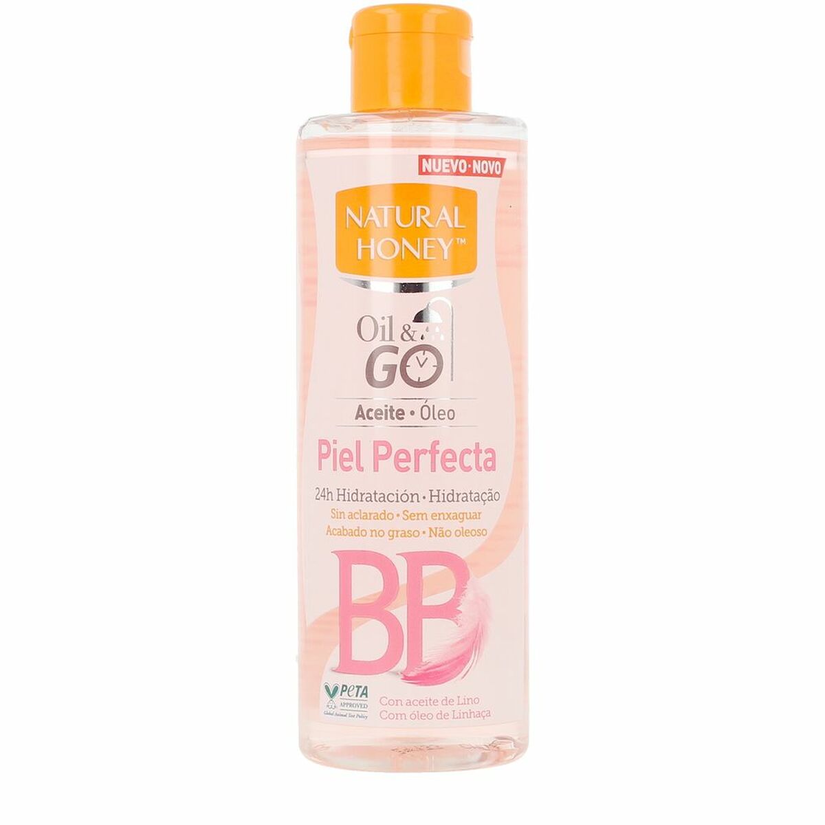 Kropsolie Naturlig Honning BB ROSA MOSQUETA OIL & GO 250 ml 300 ml produktemballage