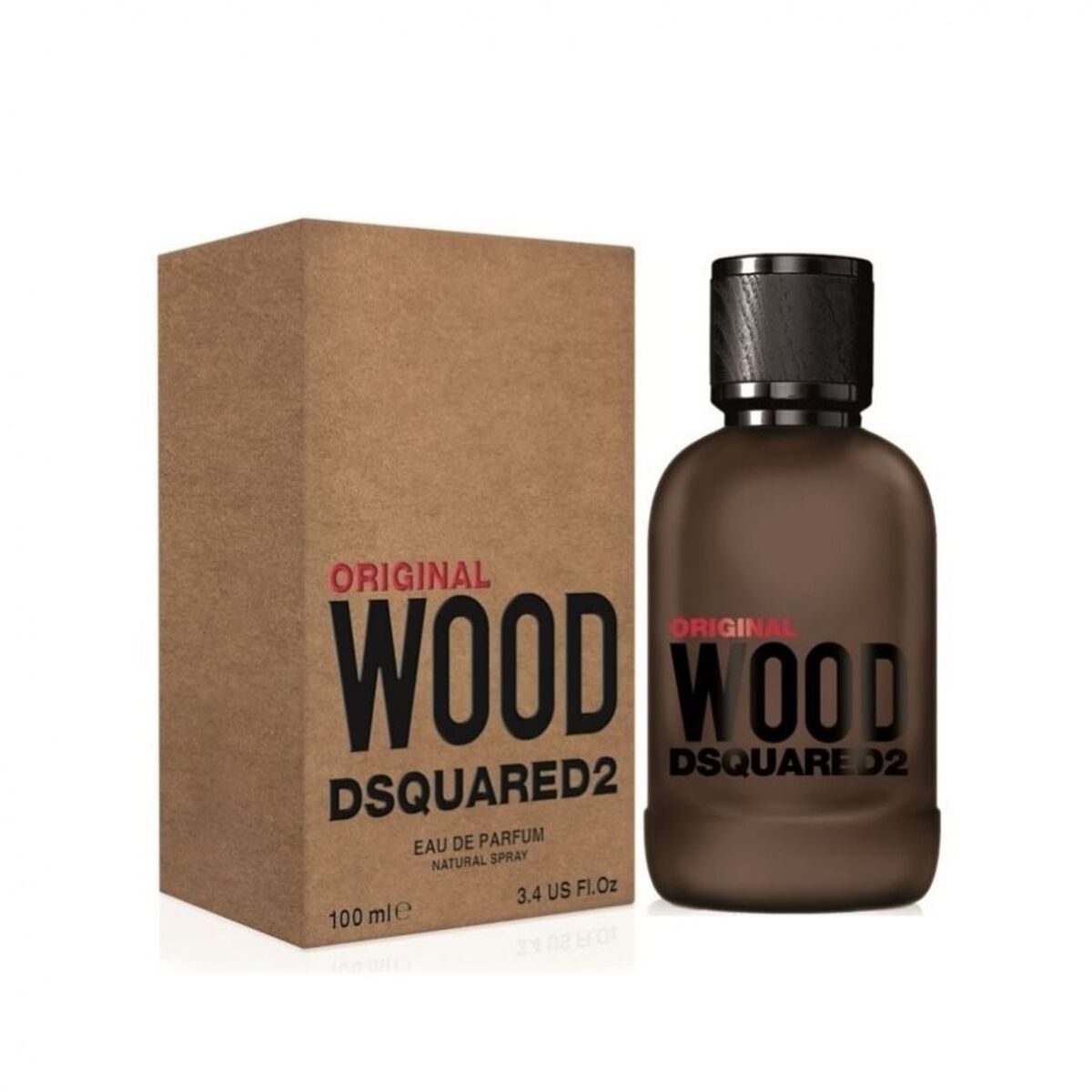 Herreparfume Dsquared2 Original Wood EDP 100 ml til mænd flaske