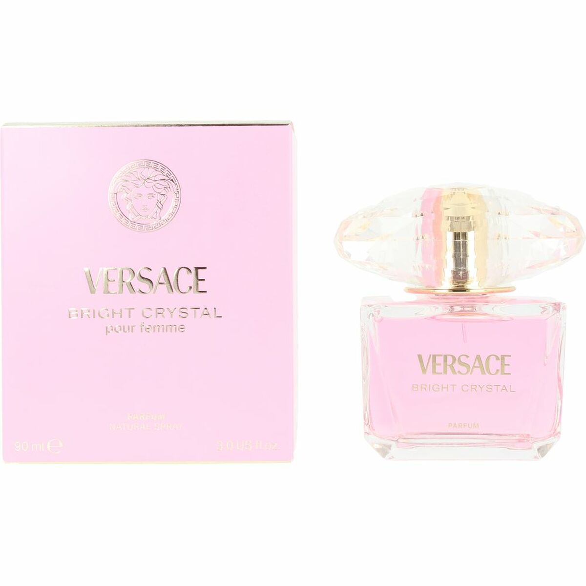 Dameparfume Versace Bright Crystal EDP 90 ml til kvinder flaske