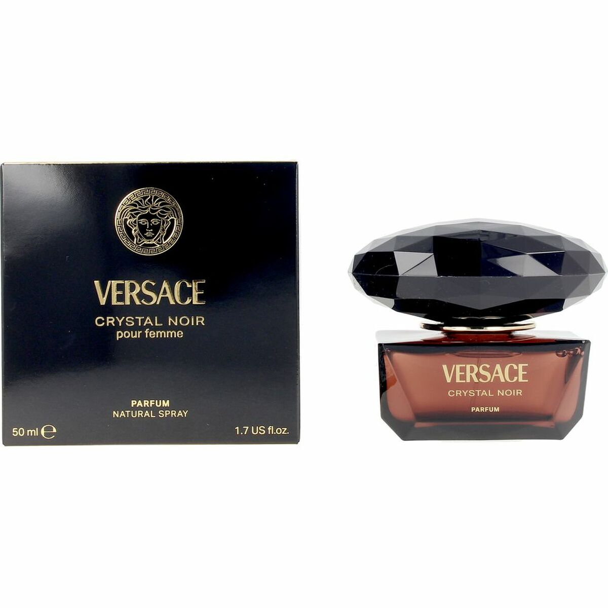 Dameparfume Versace Crystal Noir EDP 50 ml til kvinder flaske
