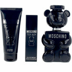 Parfumesæt til kvinder Moschino TOY BOY 3 stykker til mænd produktemballage