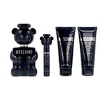 Herreparfumesæt Moschino TOY BOY 4 stykkers produktemballage