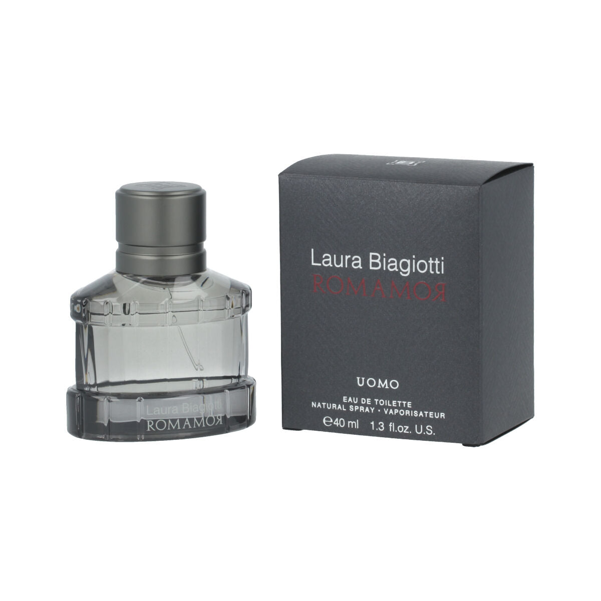 Herreparfume Laura Biagiotti RomamoR Uomo EDT Spray White Herre til mænd flaske