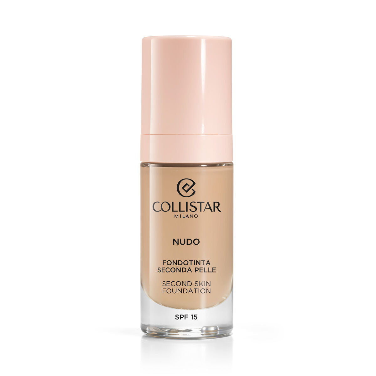 Fluid Foundation Make-up Collistar NUDO Nº 2R Beige rosato Spf 15 30 ml makeup emballage