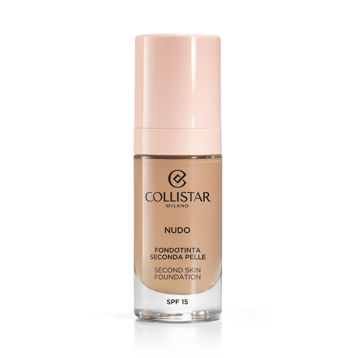 Fluid Foundation Make-up Collistar NUDO Nº 3R Naturale rosato Spf 15 30 ml makeup emballage