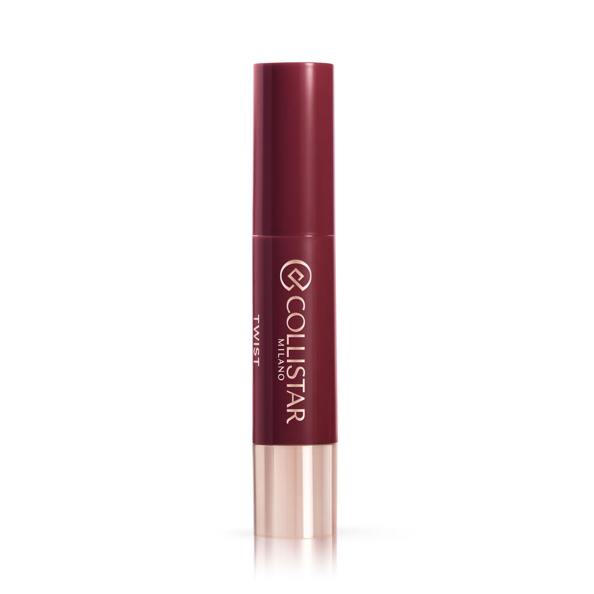 Farvet læbepomade Collistar TWIST BALMY GLOSS Nº 214 Bourgogne 2,8 g 2,8 g til hudplejeemballage til kvinder