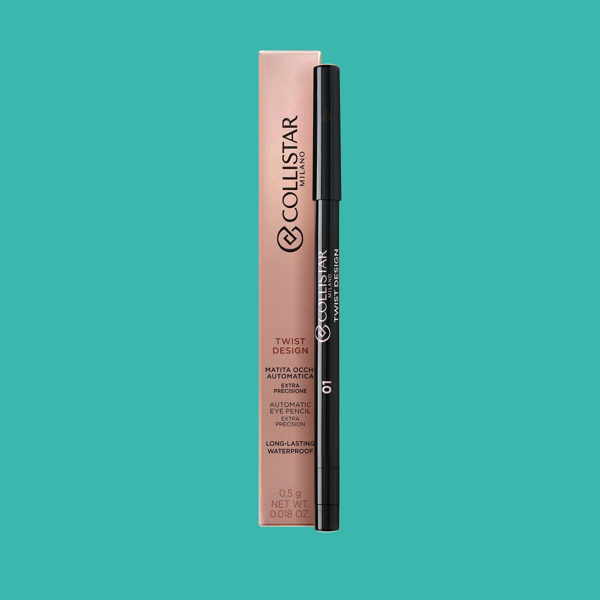 Eye Pencil Collistar TWIST DESIGN Nº 02 Marrone Espresso Matte (1 enhed) produktemballage