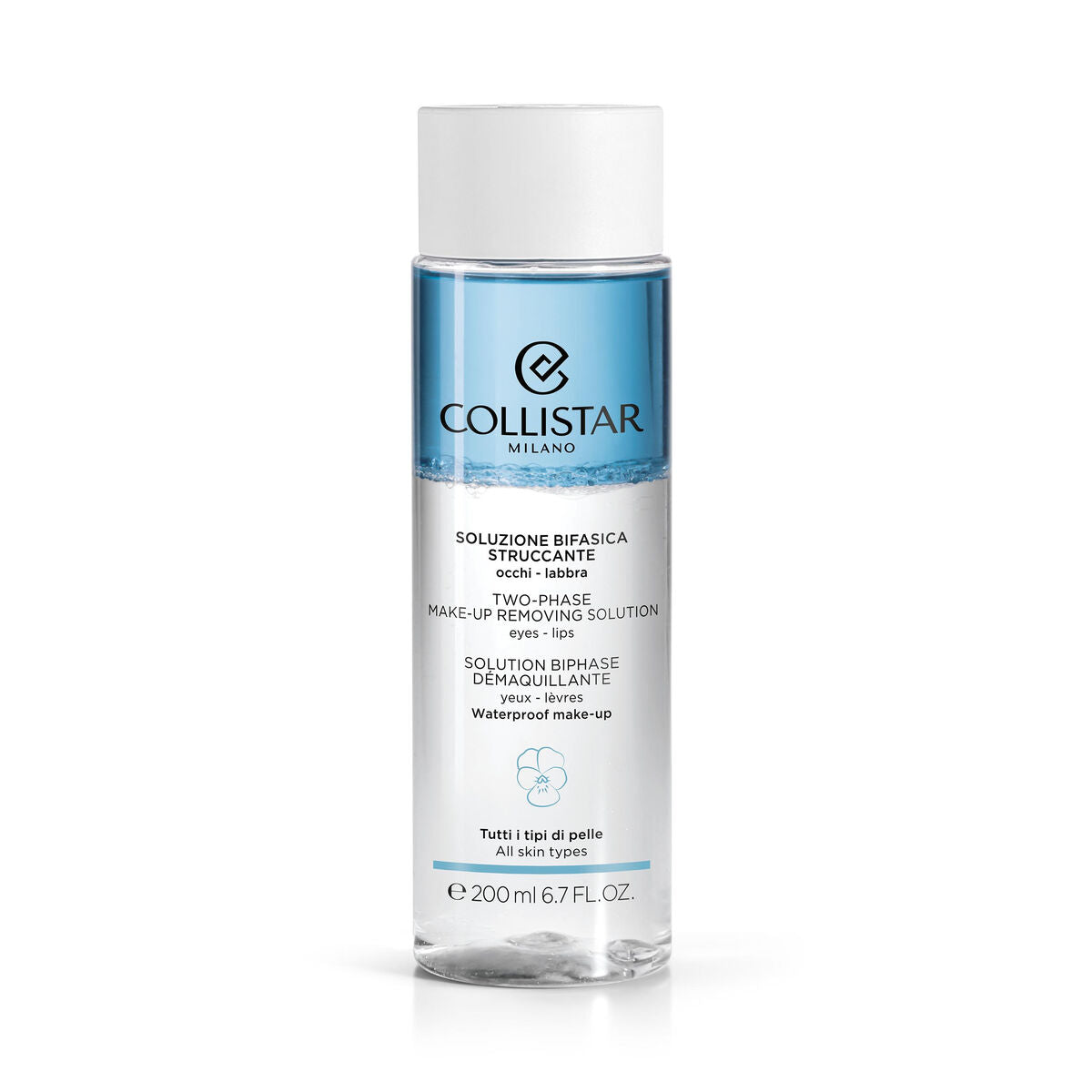 Facial Biphasic Makeup Remover Collistar 200 ml produktemballage