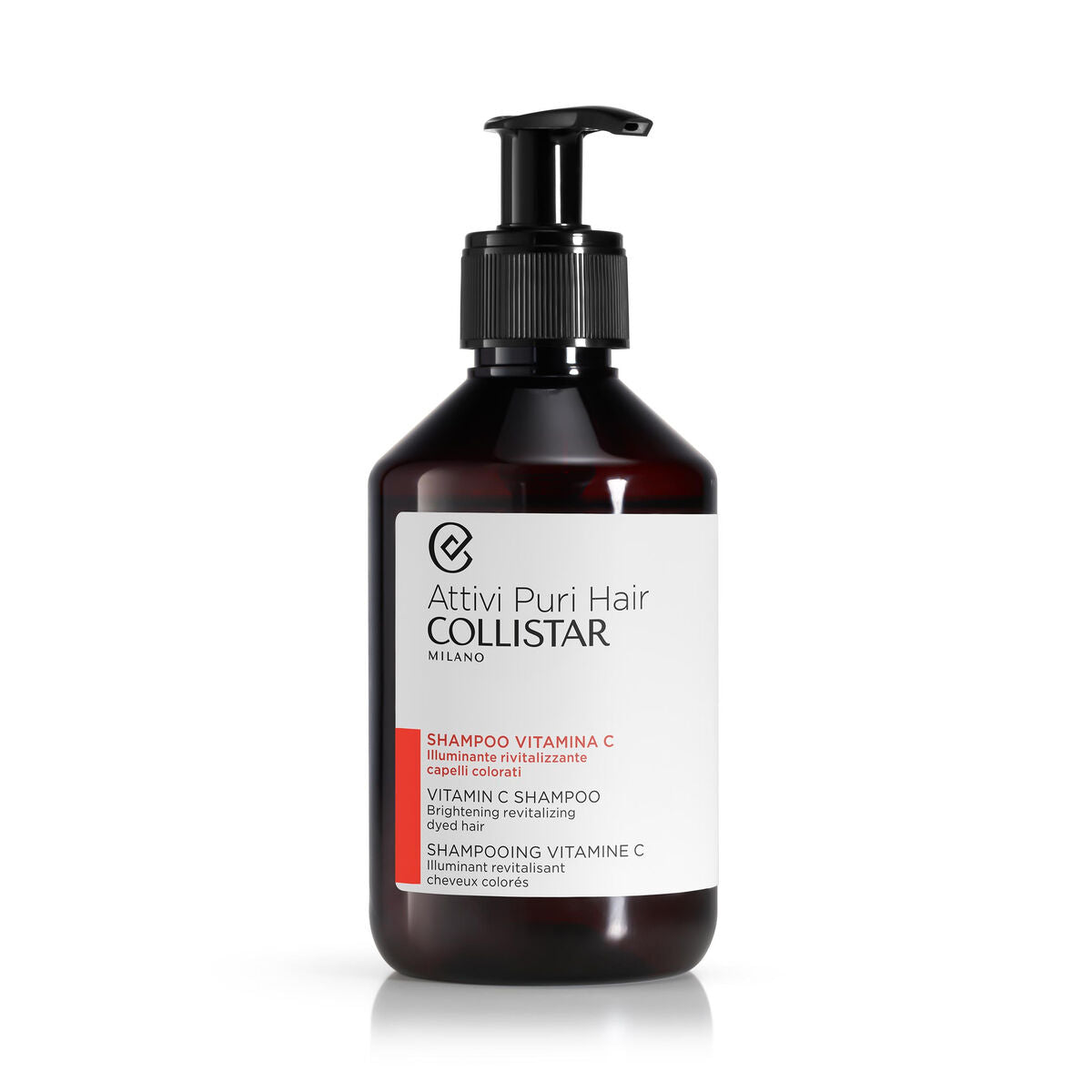 Shampoo Collistar VITAMINA C 250 ml til kvinder shampooflaske