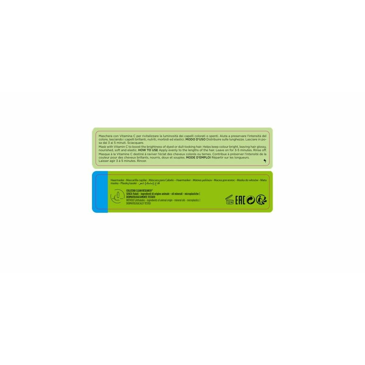 Hårmaske Collistar VITAMINA C 200 ml til kvinder hårmaske emballage