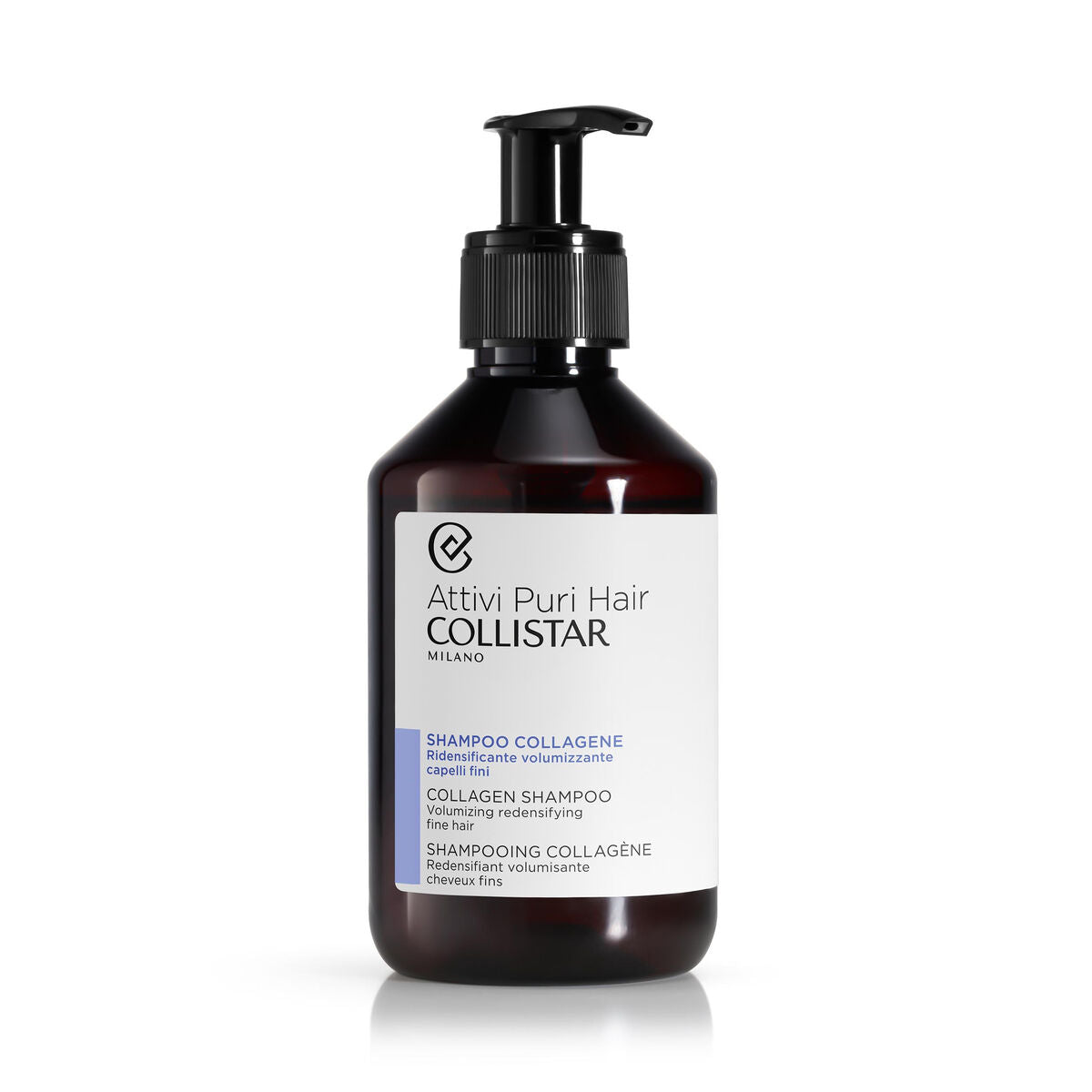 Shampoo Collistar COLÁGENO 250 ml til kvinder shampooflaske