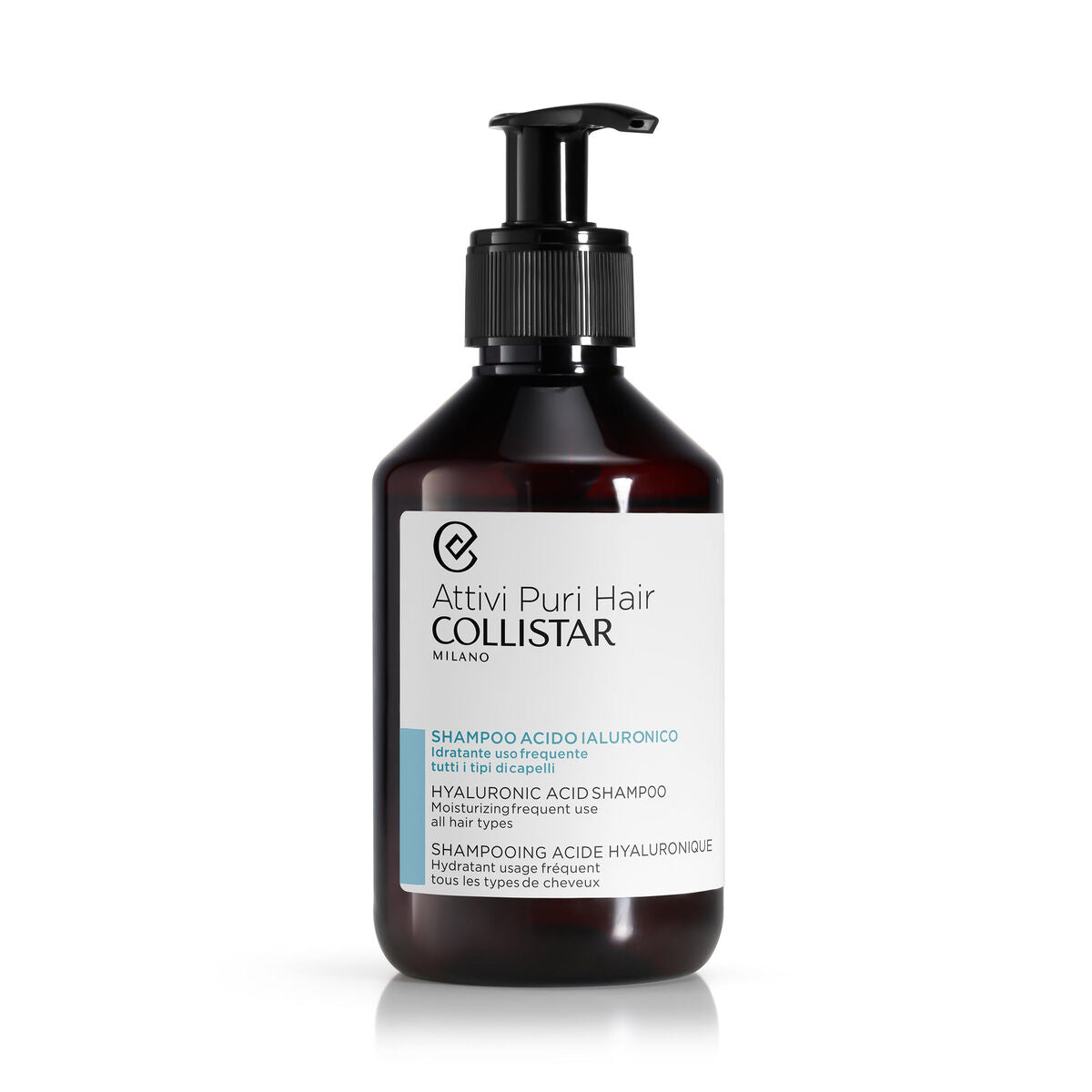 Shampoo Collistar ÁCIDO HIALURÓNICO 250 ml til kvinder shampooflaske