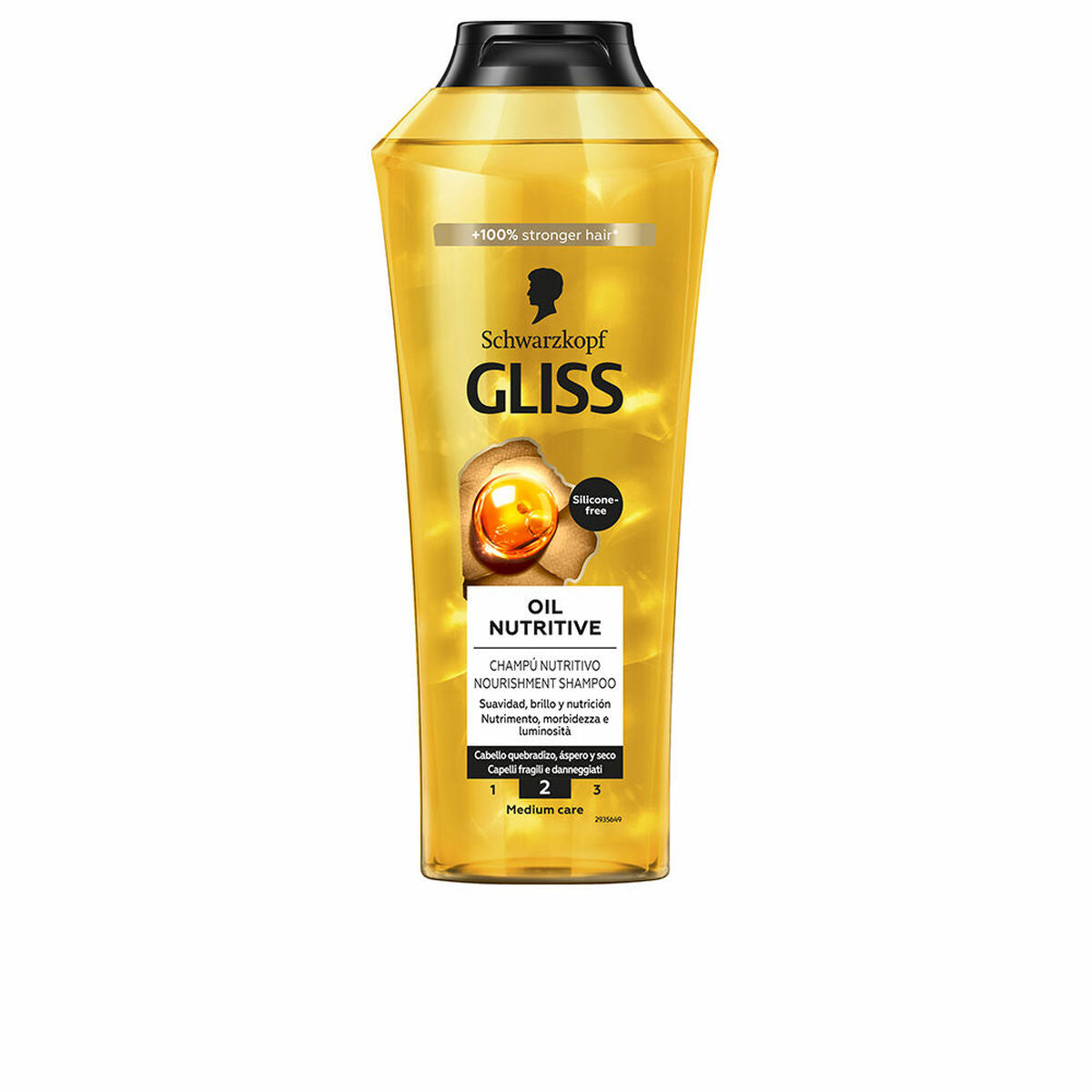 Restorative Shampoo Schwarzkopf GLISS 400 ml shampooflaske