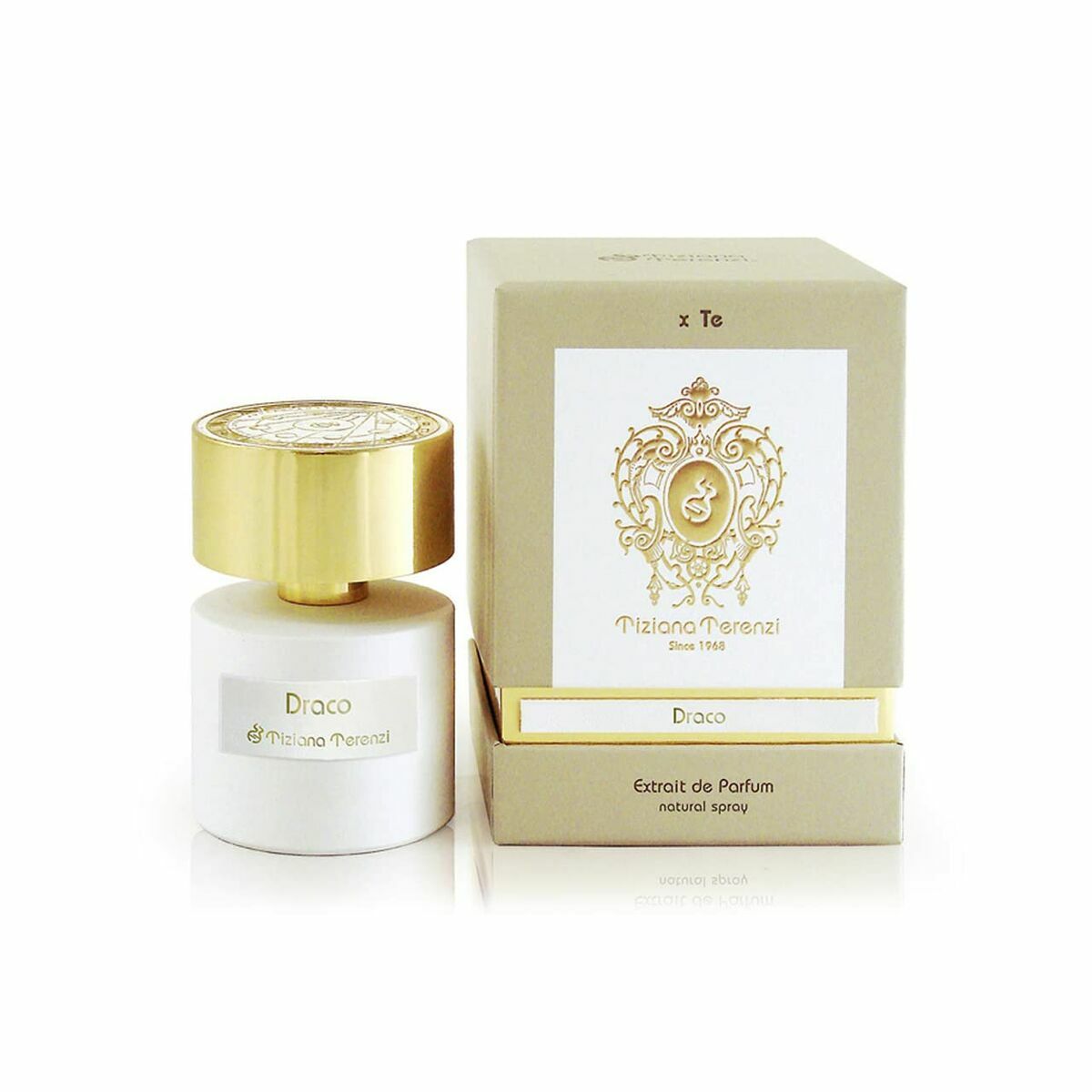 Unisex parfume Tiziana Terenzi DRACO produktemballage