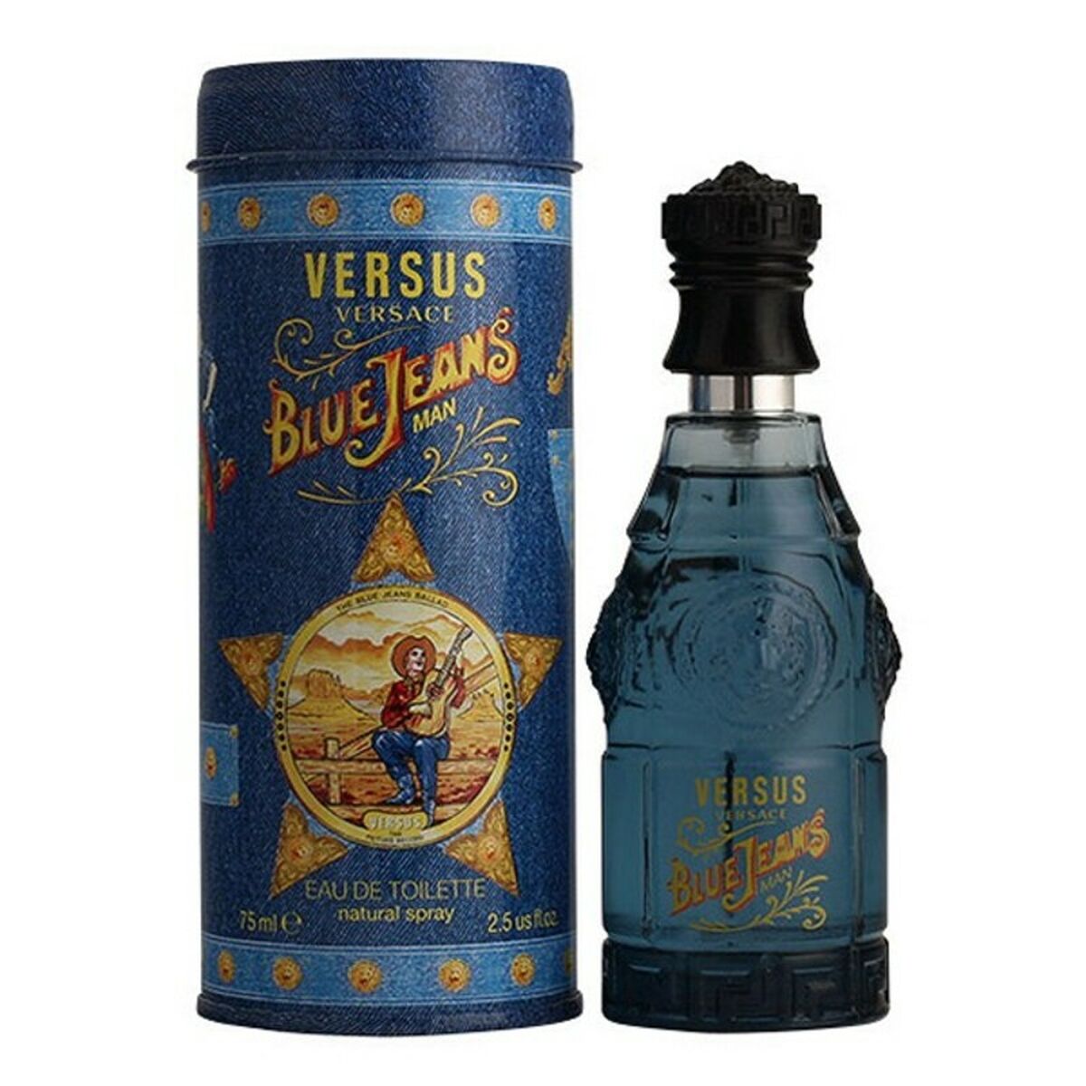 Herreparfume Versace EDT 75 ml til mænd flaske