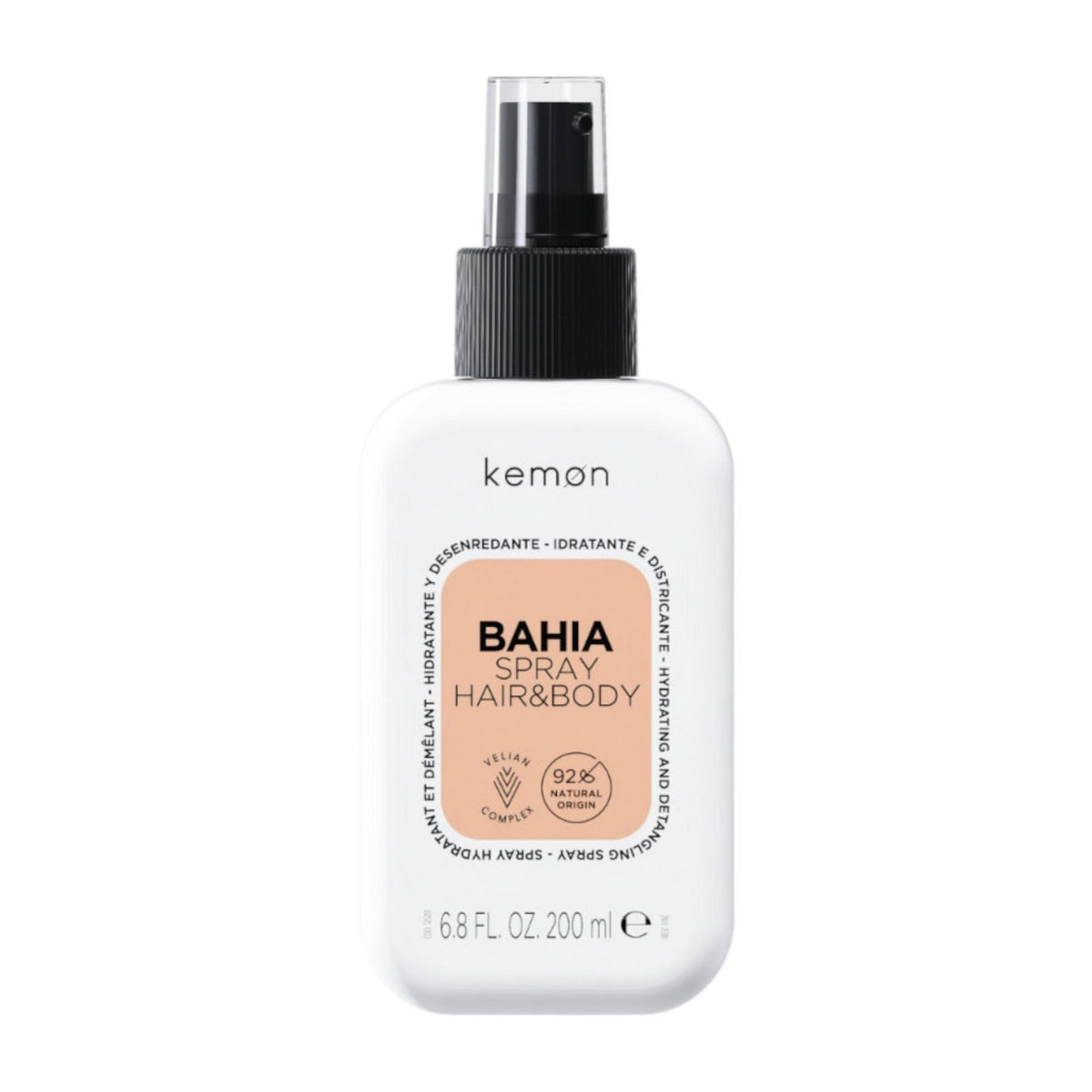 Kemon, BAHIA SPRAY, Hair Spray Treatment, Hydrating, 200 ml