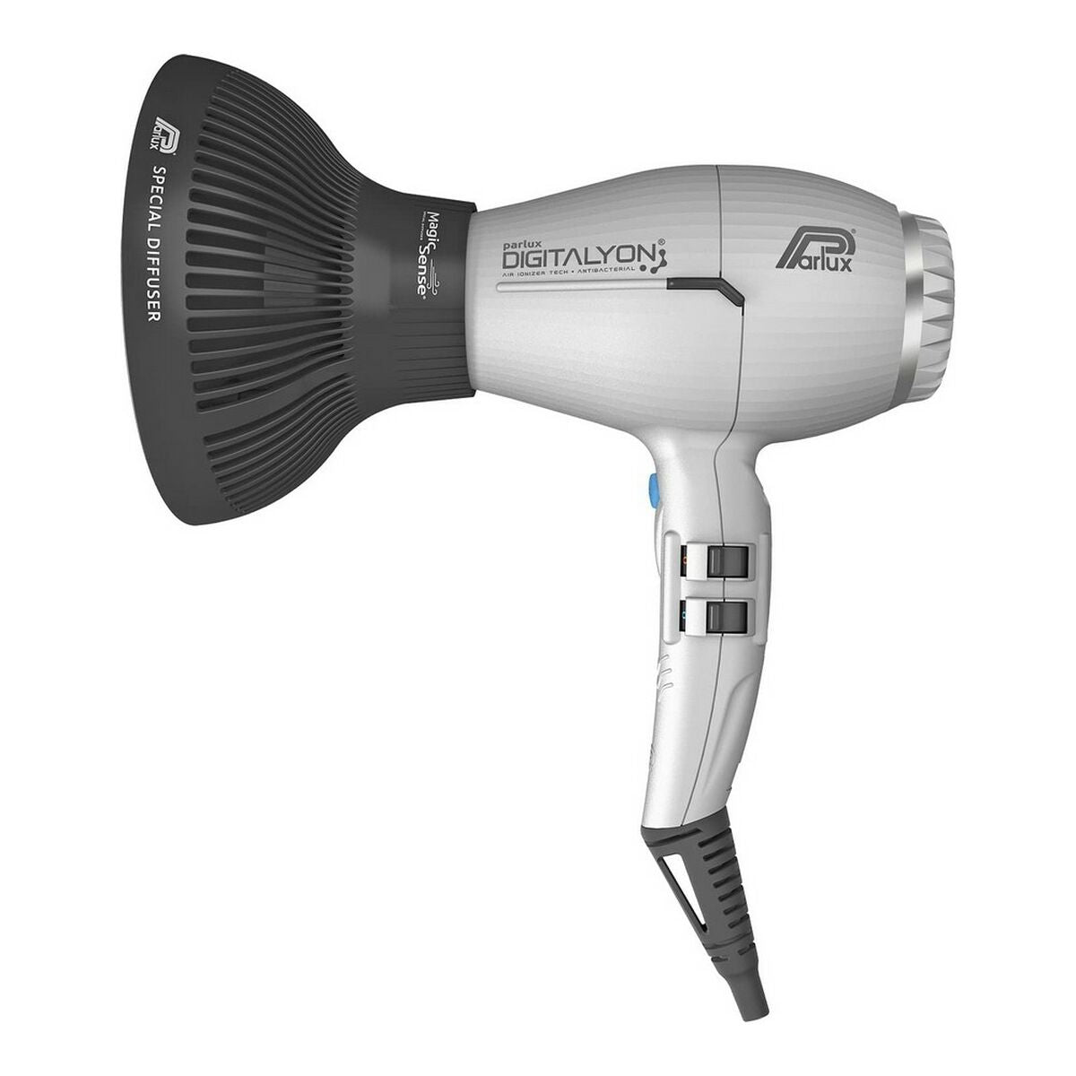Hårtørrer Parlux Digitalyon Silver Ionic produktemballage