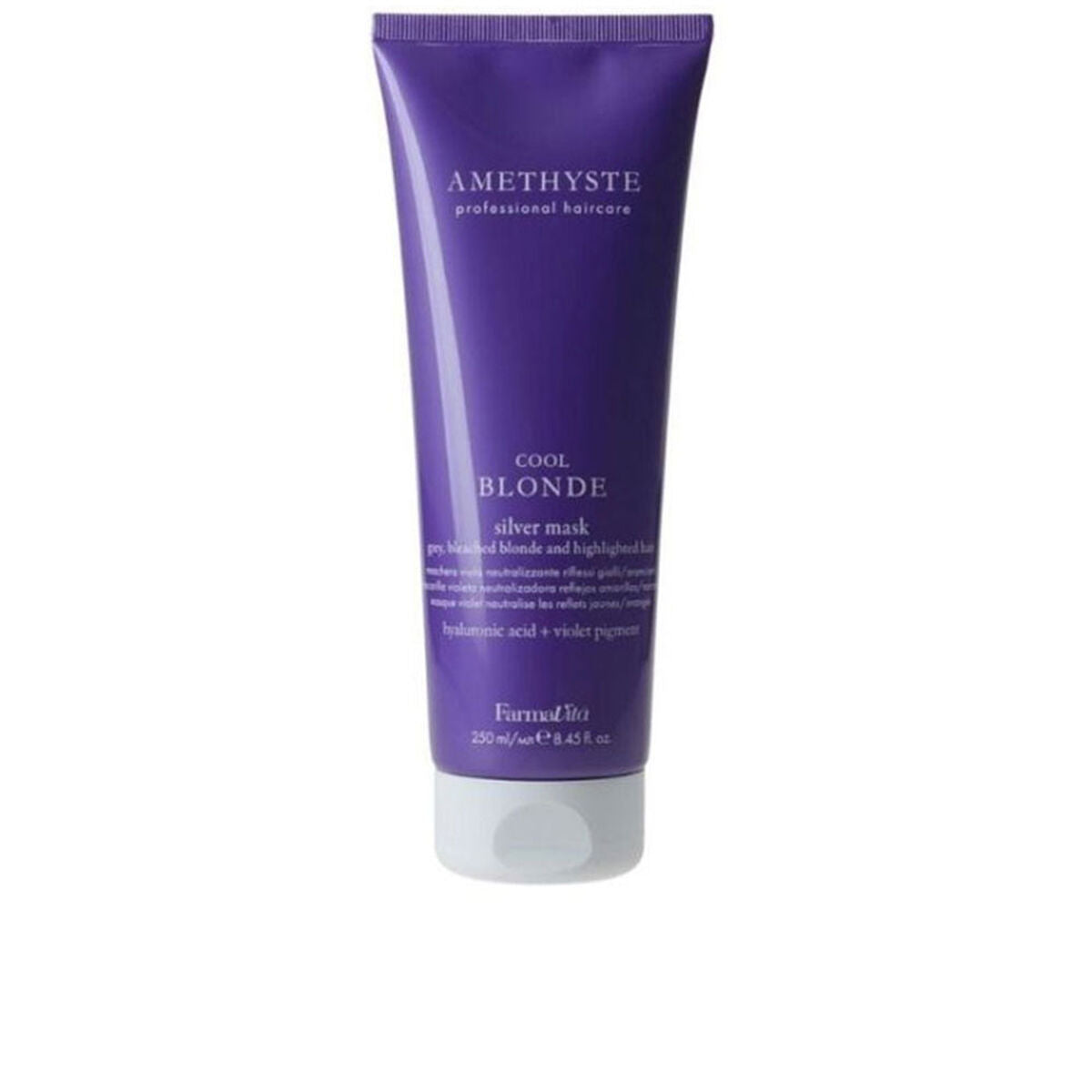 Hårmaske Farmavita AMETHYSTE COOL BLONDE 250 ml hårmaske emballage