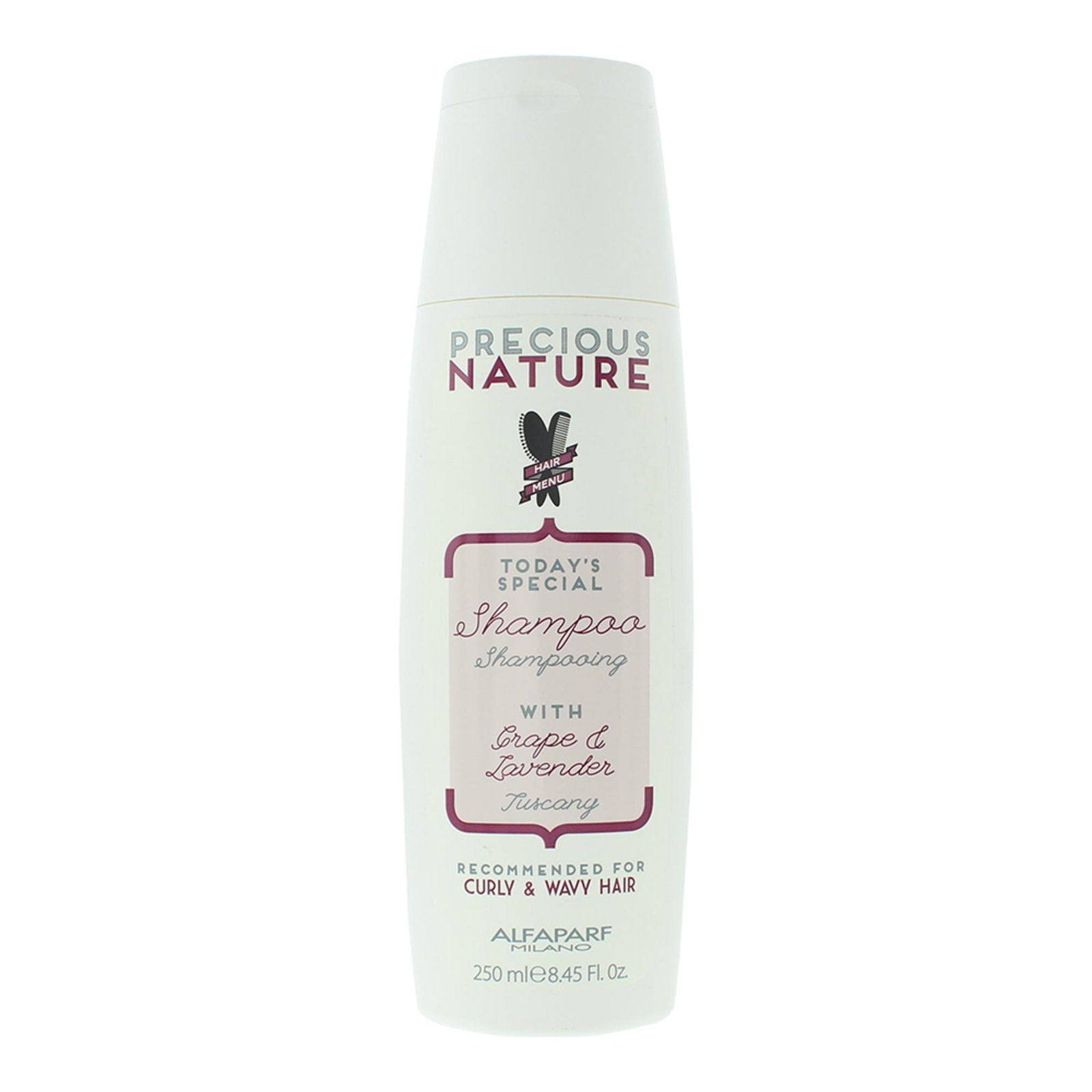 Alfaparf, Precious Nature Grape & Lavender, Hair Shampoo, 250 ml
