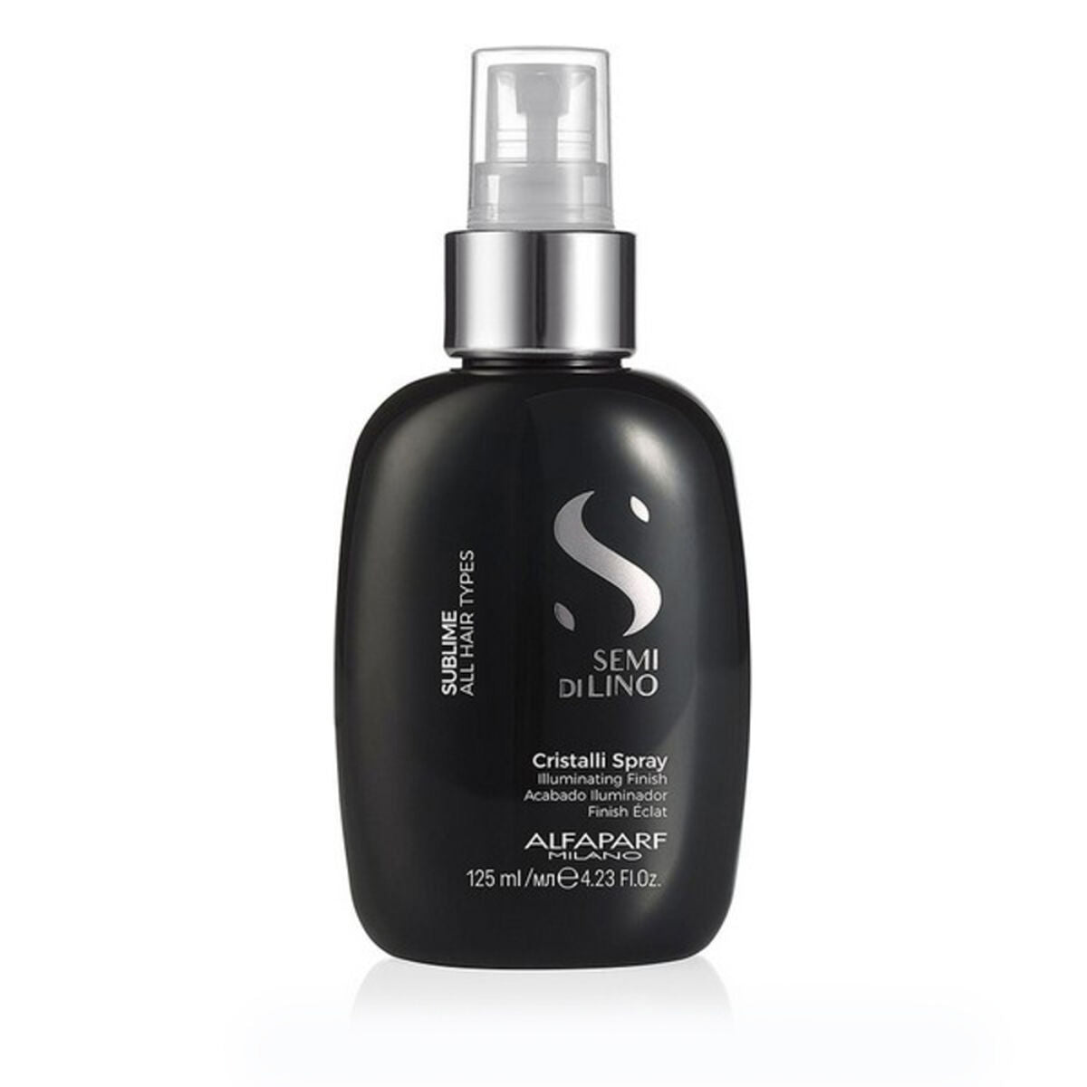 Spray Shine for Hair Alfaparf Milano Semi Di Lino 125 ml til Damer produktemballage