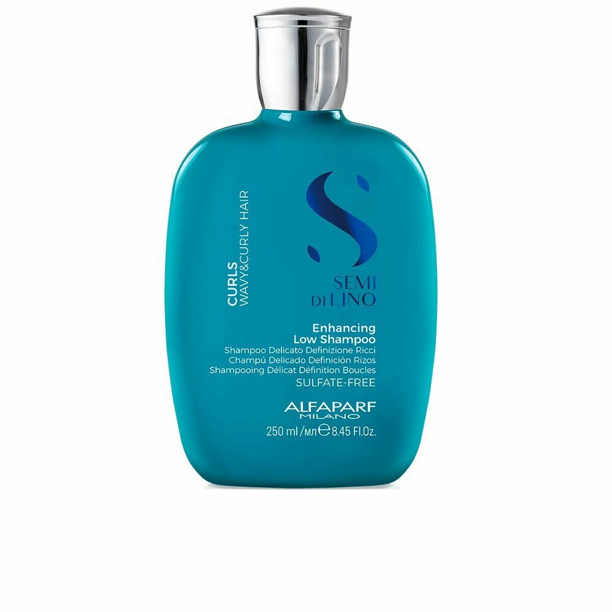 Defined Curls Shampoo Alfaparf Milano Semi Di Lino Curls 250 ml shampooflaske