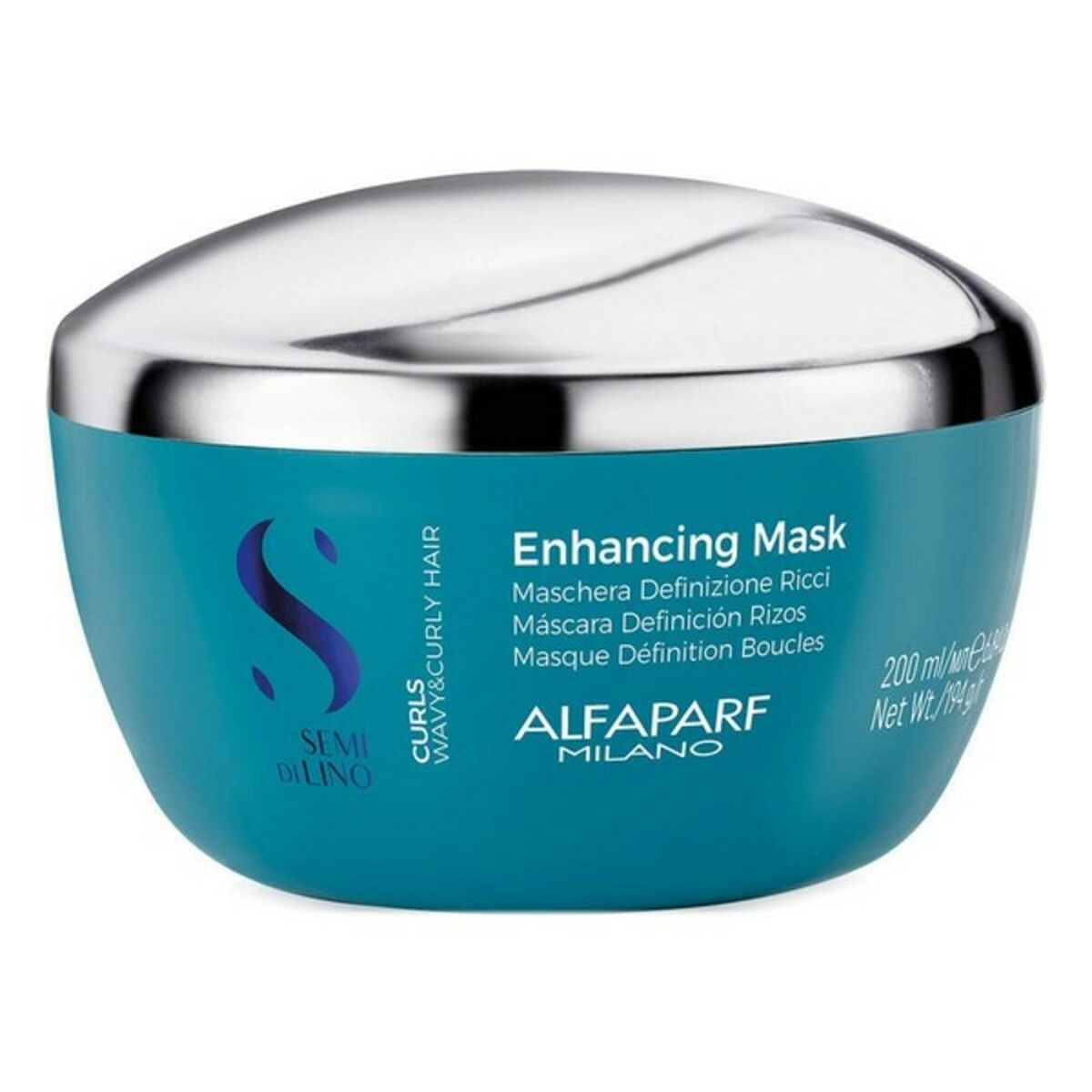 Styling Cream Alfaparf Milano Semi Di Lino Curls 200 ml hudplejeemballage